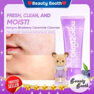 GLAD2GLOW Blueberry Ceramide Low pH Gel Cleanser 70ml G2G Facial Cleanser
