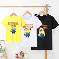 Family t shirt Cotton T-Shirt Minions TEE Plus Size Family Matching Outfits Family Wear T Shirt Kids