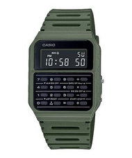 Casio 復古計算機電子錶橡膠錶帶全自動  CA-53WF-3B