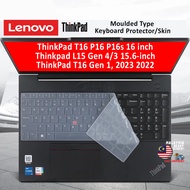 Keyboard Cover for 2023 2022 Lenovo ThinkPad 15.6" 16" ThinkPad T16 P16 P16s 16 inch, ThinkPad T16 G