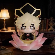 鬼滅之刃Q版童磨教主壓泡麵機箱汽車車載桌面擺件蓮花坐姿手辦