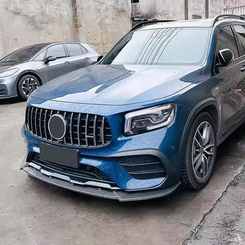 Front Bumper Spoiler Lip Splitter Blade For 2020-2023 Mercedes Benz GLB-Class X247 GLB180 GLB200 GLB