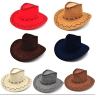 topi koboi anak / costume cowboy ranch hat scarf bandana | cowboy hat adult | topi koboi dewasa