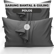 KATUN Cotton Pillowcase Jumbo ZipperedPOLOS 50x70 55x75 50x80 cm | Pillow Case