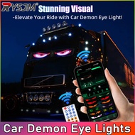 Car Demon Eye Light Car Truck LED Matrix Pixel Light Dynamic Flexible Panel Display Devil Eye Decora