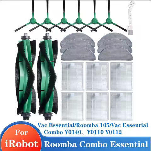 Compatible for IRobot Roomba Combo Essential, (Roomba Vac Essential), Roomba 105 Combo, Roomba 104 C