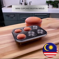 Non Stick Mini Muffin Cake Bakeware Aluminum Mold Cupcake Baking Tray Acuan Kek Cawan Tidak Melekat 