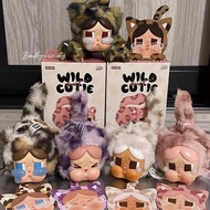 【100% Official authentic】POPMART CRYBABY Wild But Cuite Series Vinyl Plush Pendant Blind Box Trendy 