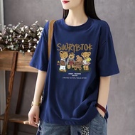 特超大码女装2-300斤胖mm大码T恤女遮肉孕妇上衣宽松显瘦25.02.15