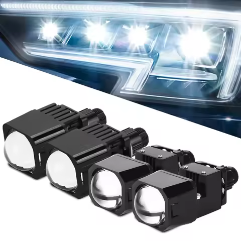 M1 M2 Matrix LED Lens Bi-led Projector For H4 H7 9005 9006 LED Headlight Fog Light High Low Beam Car