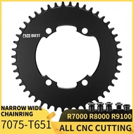 PASS QUEST 110BCD Road Bike AERO Chainring 46T-58T for SHIMANO 105 ULTEGRA DURA-ACE DA9100/R8000/R70