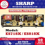 (ORIGINAL FACTORY) ES718X / ES818X SHARP WASHING MACHINE PCB BOARD (CONTROL BOARD / PCB BOARD) PANEL