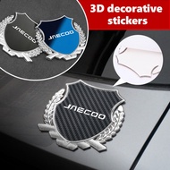 3D Metal Car Sticker Auto Accessories For JAECOO J7 PHEV J8 Omoda C9 2WD