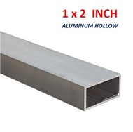 1" x 2" Aluminum Rectangular Hollow Bar NA Color Aluminium Hollow Bar Aluminum Tube Hollow