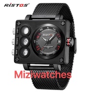 Ristos Original Watches Jam Tangan Lelaki Analog Digital Watch Viral Murah