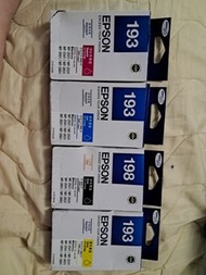Epson 193 198 Ink Cartridges (Magenta, Cyan, Black, Yellow)