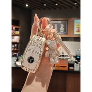 Suitable for Mercedes-Benz Benz Key Cover E-Class New C260L/E300L/e300l/glb220glc Buckle Car A200 Ca