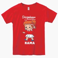 GIRLS' T-SHIRT AUGUST 17 FREE NAME 3-10 YEARS