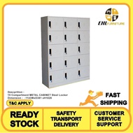 EHL FURNITURE - METAL 15 Compartment Steel Locker / Steel Cabinet / Office Cabinet / Office Furnitur