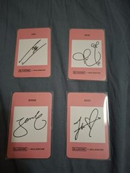 BLACKPINK 真簽名小卡