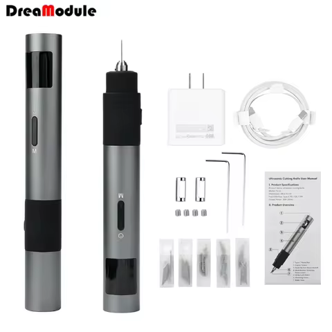 FS-F1 Professional Ultrasonic Cutting Knife With Adapter Portable Type-C DIY Electric Carving Tools 
