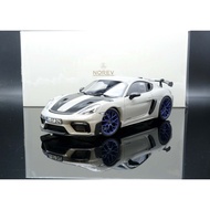 [MASH] Norev 1/18 Porsche Cayman (718) GT4 RS 2023 Cement Gray
