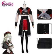 BanG Dream Ave Mujica Cosplay Mutsumi Wakaba Costume Clothes Party Comic Exhibition Performance   ﻿