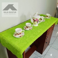Guest tablecloth 150 cm long, rasfur fur alas meja table cloth