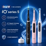 Oral-B iO5 Official Electric Toothbrush for Adults, Soft Bristle, Round Head, Sonic Gift