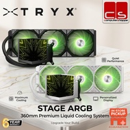 TRYX STAGE ARGB 360mm Liquid Cooler (Black / White) 6.67’’ Inch  60Hz Advanced Amoled Screen