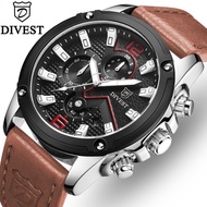 Hotsale DIVEST 9004 Men's Watch Famous Men's Watch Waterproof Leather