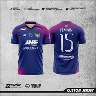 Jersey futsal Cosmo JNE home gratis nama full printing
