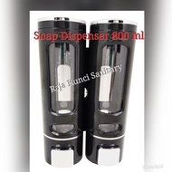 HITAM Black DOUBLE SOAP DISPENSER/DOUBLE BLACK LIQUID SOAP DISPENSER 800 ML
