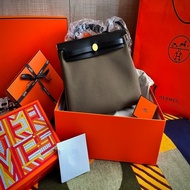 Hermes Herbag ZIP RT 31 #橄欖綠