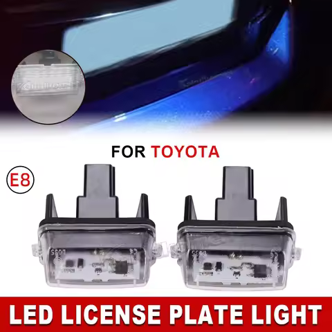 2PCS For Toyota Auris E1 E18 Avensis Avalon Camry Hybrid Corolla Fielder Esquire Highlander LED Lice