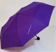 簡約糖果色三折疊晴雨傘（紫色 53.5*8K）