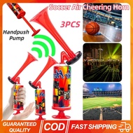 3PCS Soccer Horn Football Stadium Horn Handheld Soccer Air Cheering Portable Handpush Pump Blast Air