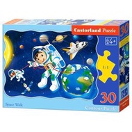 【恆泰】Castorland 波蘭進口兒童拼圖30 片小小宇航員03594 寶寶益智玩具