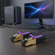 Vention Cat7 Ethernet Lan Cable High Speed Rj45 Stp Flat Gigabit 7 Budget Friendly for PC Laptop