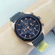 Leopard 8802  include box Jam Tangan Pria Rantai tanggal aktif Stainless still