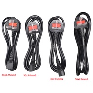 UK BS1363 to C13 3 PIN 500W 2500W 13A Fused Desktop PC LED Monitor Laptop Printer Power Cord Cable