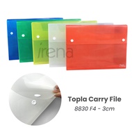 TOPLA Carry File 8830 - Plastic Document Container F4 3cm