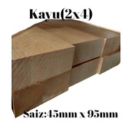2x4 Solid Furniture Planner Wood / Kayu Meranti Siap Ketam 2" x 4" Gred A
