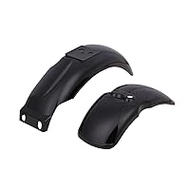 CustomDivine Front Rear Fender Front and Rear Set for Honda Monkey Gorilla Motorcycle Custom Parts External Product (Black)