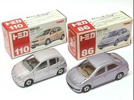 2ps $170 Feb 2026 再加優惠！itrea 中國製 Tomica 86 Tomica Toyota Prius, Tomica 110 Vitz (Echo Hong Kong) mad