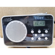 COBY  DIGITAL 2 BAND RADIO WITH CLOCK