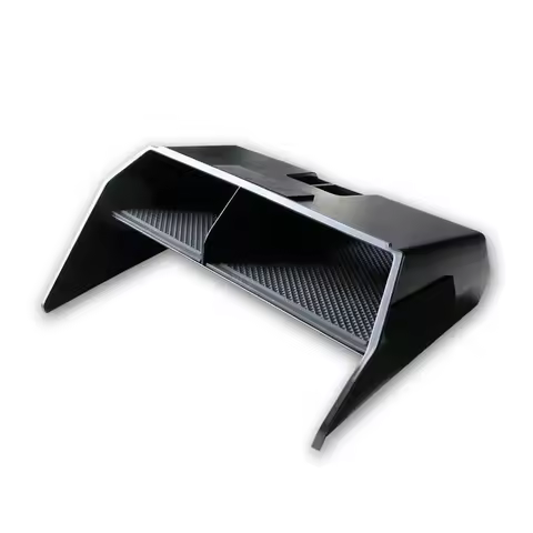 1 Pc Car Central Storage Box for Audi A3 8Y Sedan 2021 -2024 Bracket Pallet Black Accessories