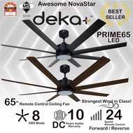 Deka + Prime 65LED 65" DC motor Remote Ceiling fan / Kipas siling Besar
