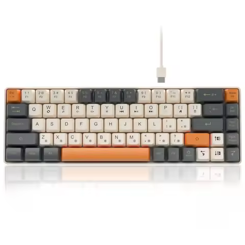 SOLAKAKA Sk968 Gaming Keyboard 68 keys N- Key Rollover RGB Backlight