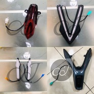 CJ Ebike Cool Unicorn Headlight Electric Vehicle Light Tail Fog Motorcycle Headlight Motorcycle Ligh